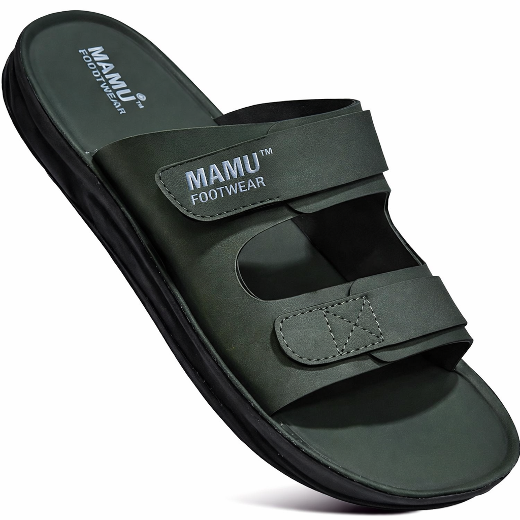 VKC PRIDE Men's Premium Adjustable STRAP Comfort Slippers