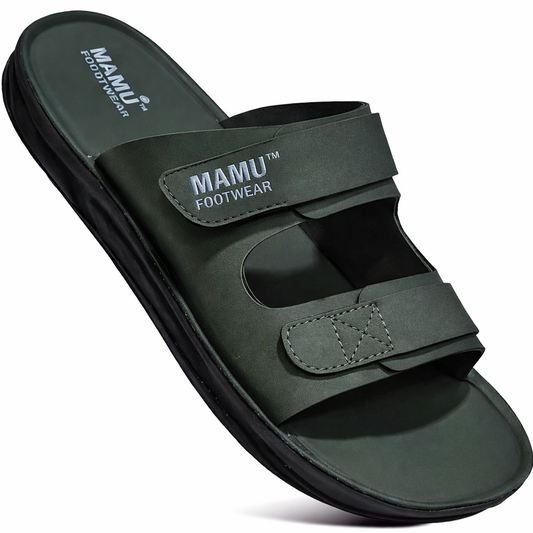 VKC PRIDE Men's Premium Adjustable STRAP Comfort Slippers