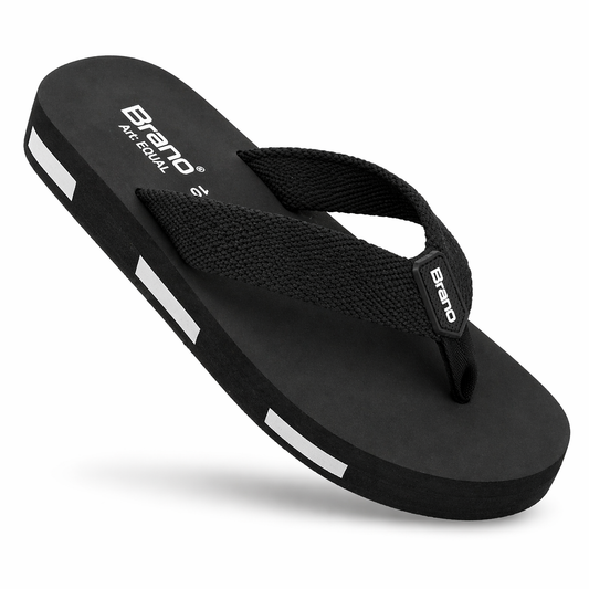 Brano Men's Premium Lightweight Comfort Daily Wear Slippers